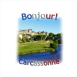 Carcassonne Castle scene Posters and Art